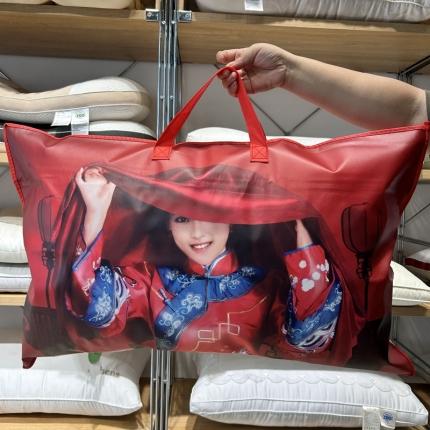 91家纺网 家纺一手货源 找家纺 总 北鸣有鱼 2023新款心相印系列婚庆枕芯