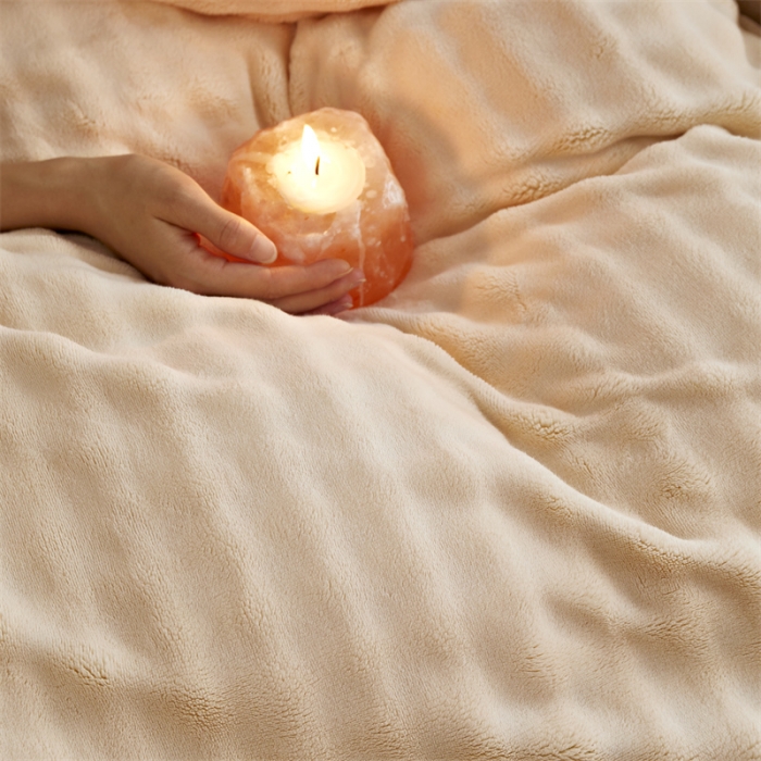 91家纺网 家纺一手货源 找家纺 新月家纺 2024新款保暖简约牛奶绒托斯塞纳四件套 托斯塞纳+贵族白