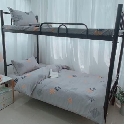 91家纺网 家纺一手货源 找家纺 （总）预言 2023新款全棉三件套学生宿舍超柔活性磨毛