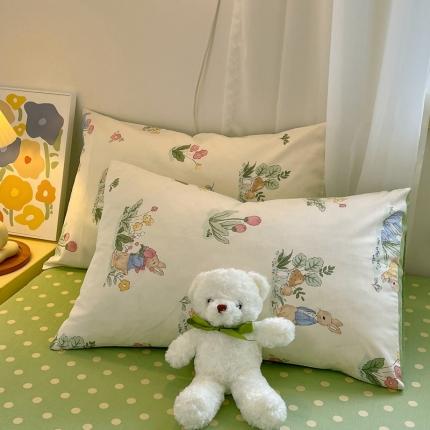 91家纺网 家纺一手货源 找家纺 （总）芊寻 2024新款全棉13372田园风印花系列单枕套