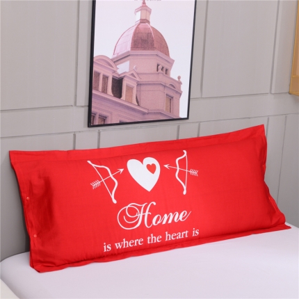 91家纺网 家纺一手货源 找家纺 （汇总）喜相逢家纺 全棉13372定位双人枕套1