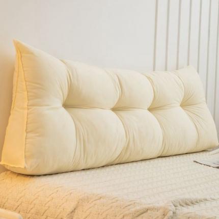 91家纺网 家纺一手货源 找家纺 （总）碧尔 2025新款简约纯色床靠背