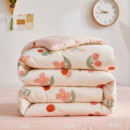 91家纺网 家纺一手货源 找家纺 （总）格子铺 2023新款全棉印花棉花春秋被