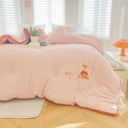 91家纺网 家纺一手货源 找家纺 （总）太阳羽 2023新款小火山60磨毛大豆纤维春秋冬被芯