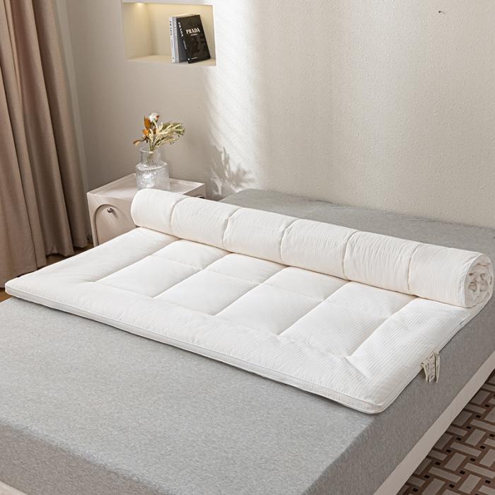 91家纺网 家纺一手货源 找家纺 A类原棉大豆纤维床垫100全棉席梦思榻榻米软垫家用垫被宿舍垫褥子 大豆床垫