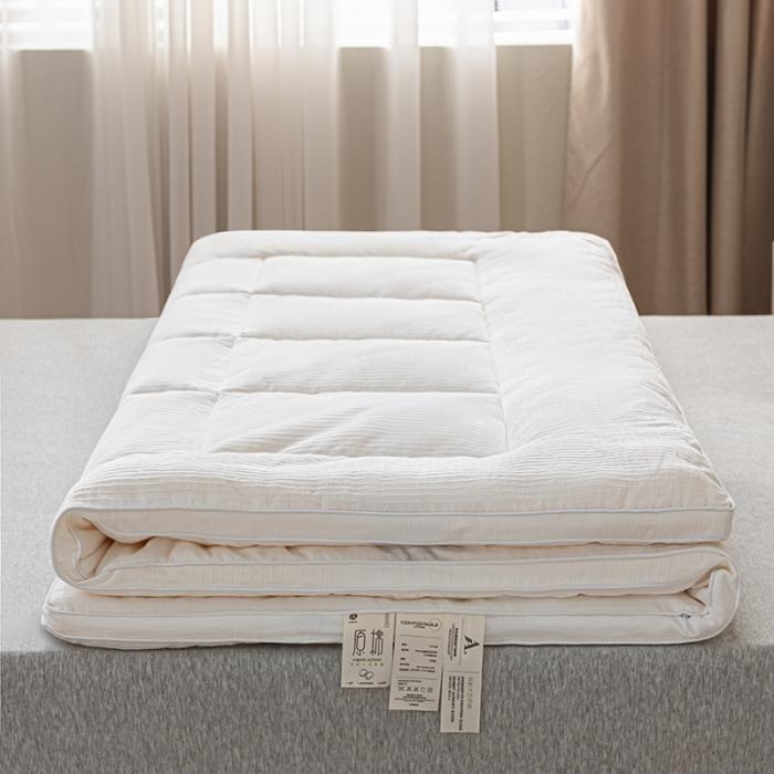 91家纺网 家纺一手货源 找家纺 A类原棉大豆纤维床垫100全棉席梦思榻榻米软垫家用垫被宿舍垫褥子 大豆床垫