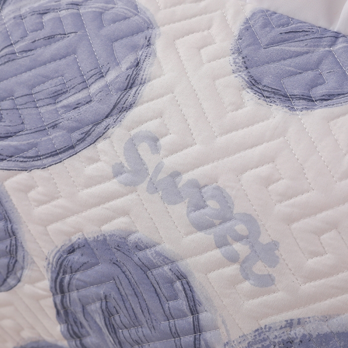 91家纺网 家纺一手货源 找家纺 艾兜坊 2023新款磨毛夹棉花边双人枕套 花卉-兰