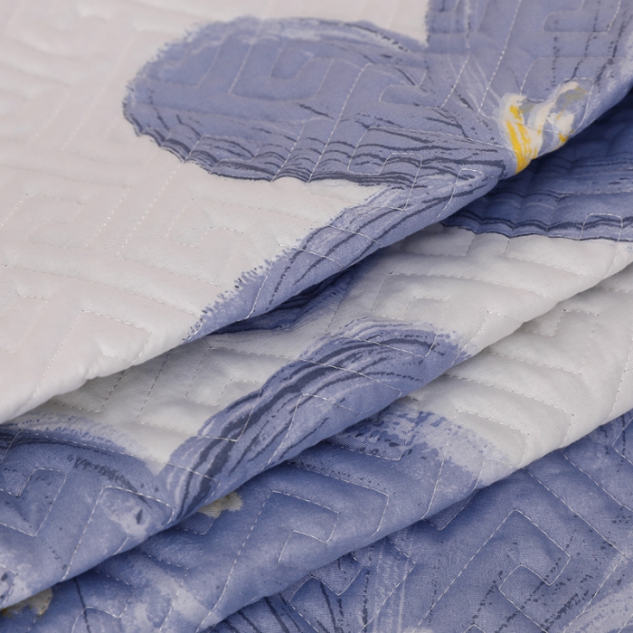 91家纺网 家纺一手货源 找家纺 艾兜坊 2023新款磨毛夹棉花边双人枕套 花卉-兰