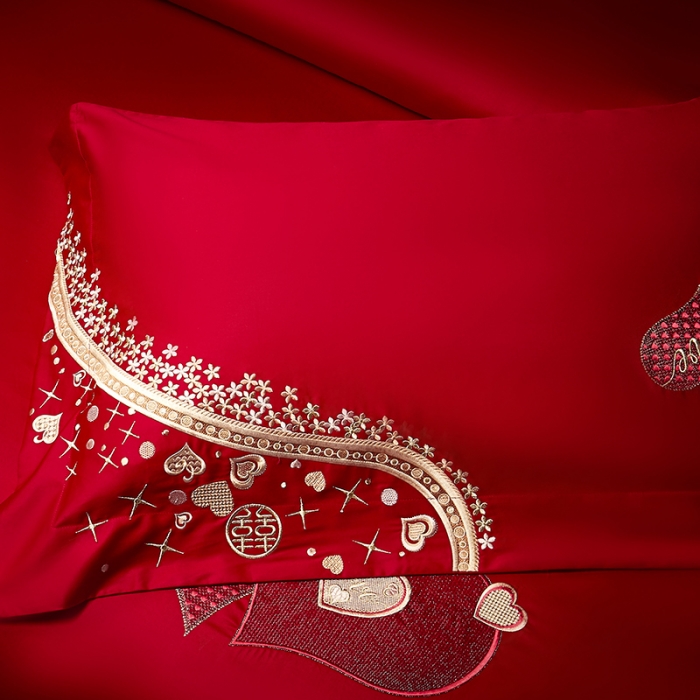 91家纺网 家纺一手货源 找家纺 高大尚 2023秋冬新品长绒棉臻棉系列四件套 花语