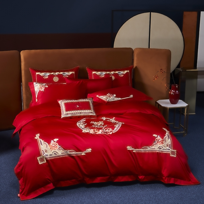 91家纺网 家纺一手货源 找家纺 高大尚 2023秋冬新品长绒棉臻棉系列四件套 美好时光