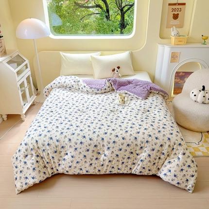 木堇家居 2023新款秋冬针织豆豆大豆四季被 西西里红-豆豆被