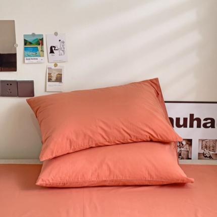 91家纺网 家纺一手货源 找家纺 （总）六巷胡同 2023新款32支全棉纯色水洗棉单枕套