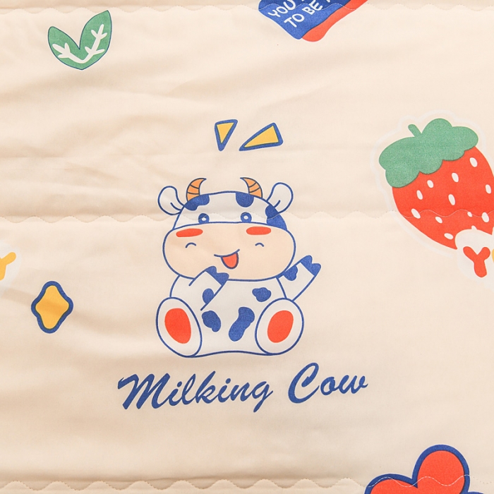 91家纺网 家纺一手货源 找家纺 艾兜坊2023新款水洗棉夏被小花牛