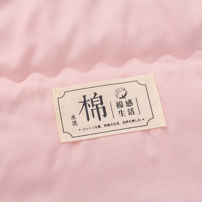 91家纺网 家纺一手货源 找家纺 艾兜坊2023新款水洗棉夏被玉色