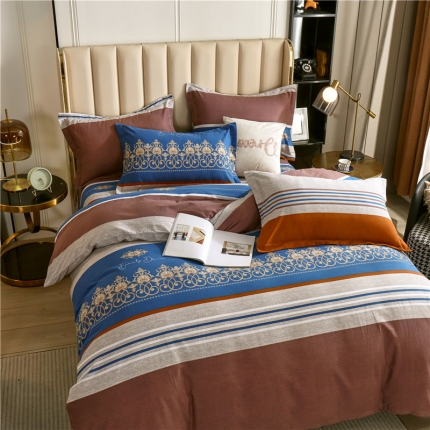 91家纺网 家纺一手货源 找家纺 （总）宝莱利家纺 2023全棉生态磨毛四件套