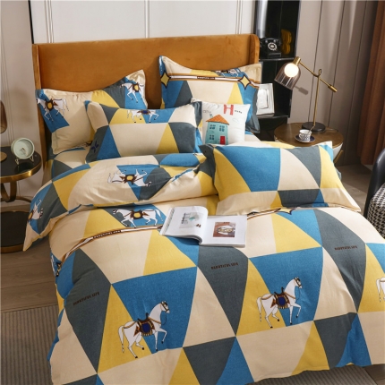 91家纺网 家纺一手货源 找家纺 （总）宝莱利家纺 2023全棉生态磨毛四件套