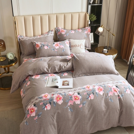 91家纺网 家纺一手货源 找家纺 （总）宝莱利家纺 2023全棉生态磨毛四件套