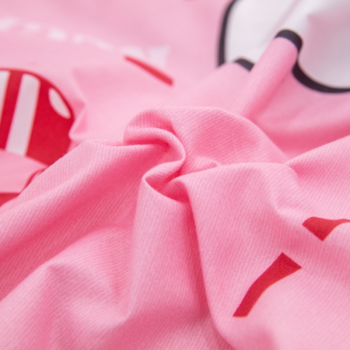 91家纺网 家纺一手货源 找家纺 2023新款亲肤棉美棉芦荟棉四件套美棉（8月）新花色 粉红女郎