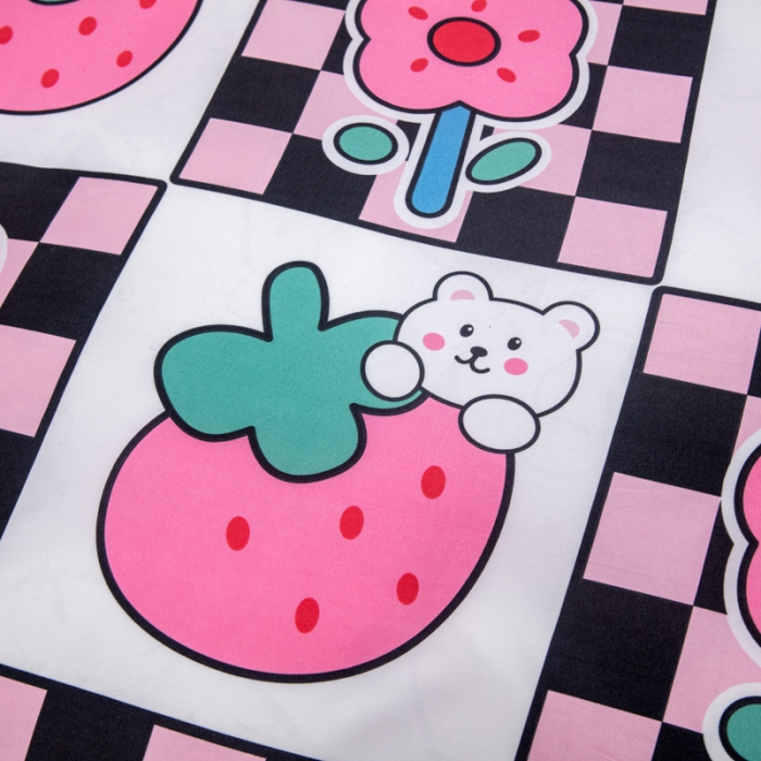 91家纺网 家纺一手货源 找家纺 2023新款亲肤棉美棉芦荟棉四件套美棉（8月）新花色 草莓果酱