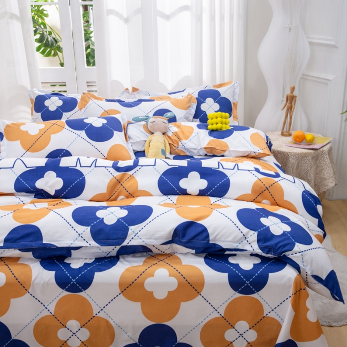 91家纺网 家纺一手货源 找家纺 2023新款亲肤棉美棉芦荟棉四件套美棉（8月）新花色 海阔天空