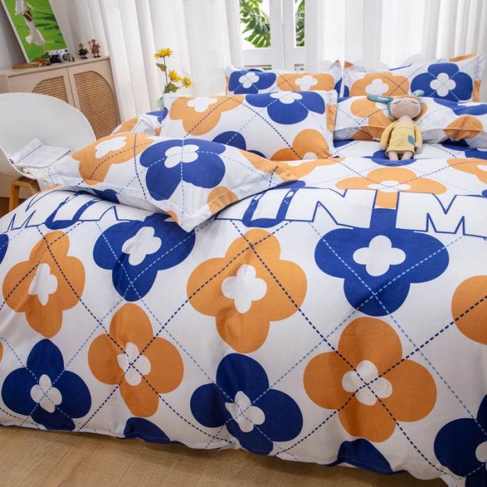 91家纺网 家纺一手货源 找家纺 2023新款亲肤棉美棉芦荟棉四件套美棉（8月）新花色 海阔天空