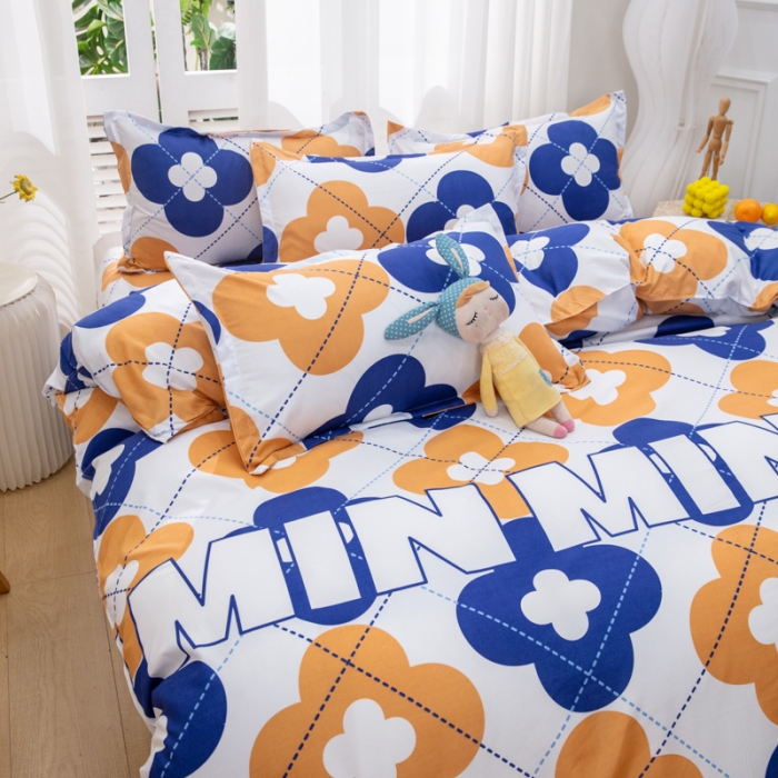 91家纺网 家纺一手货源 找家纺 2023新款亲肤棉美棉芦荟棉四件套美棉（8月）新花色 海阔天空