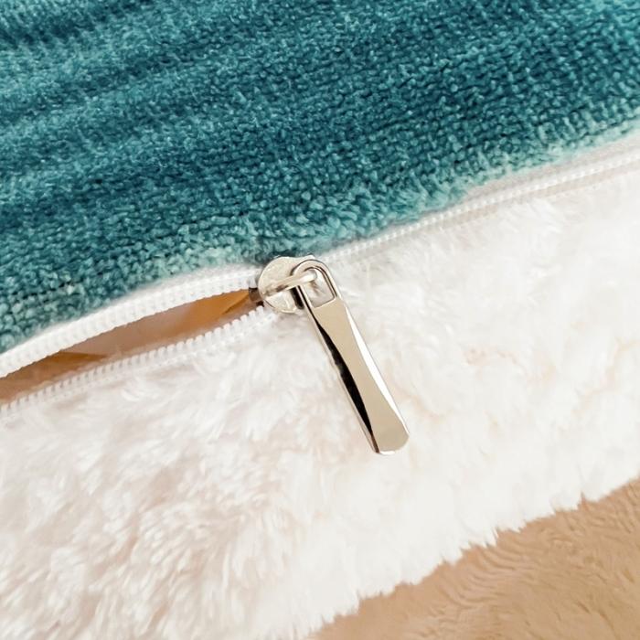 91家纺网 家纺一手货源 找家纺 法澳 2023新款220克牛奶绒雕花烂花多功能单被套 爱莎-宾利蓝