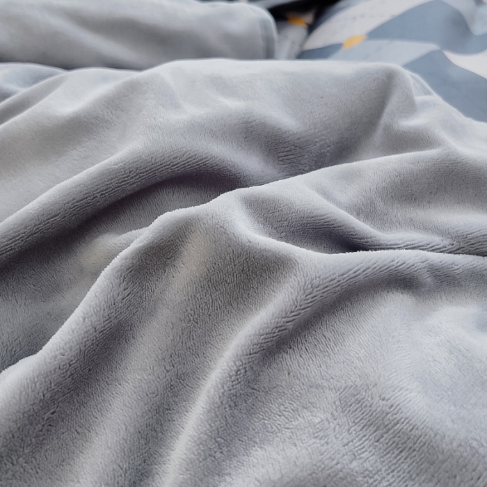 91家纺网 家纺一手货源 找家纺 琪琪阁 2023新款A棉B绒棉加绒牛奶绒四件套单被套 格韵空间