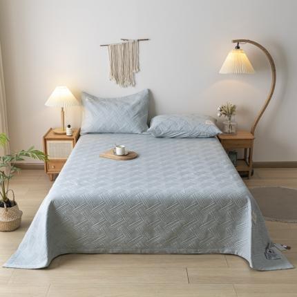 91家纺网 家纺一手货源 找家纺 （总）上喜 热卖全棉肌理纹亲肤磨毛床盖