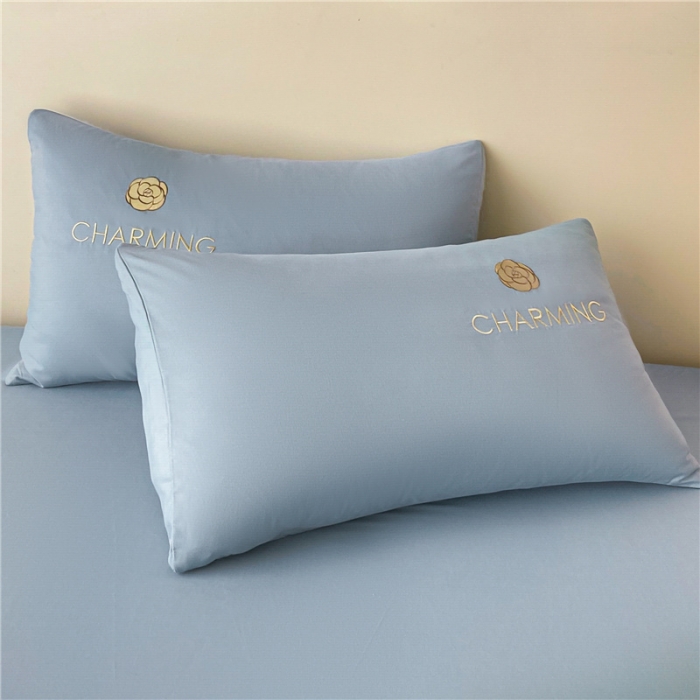 91家纺网 家纺一手货源 找家纺 古吉梦 2024新款A类抗菌防螨磨毛床笠 磨毛床笠朵拉-梵高蓝（海青)