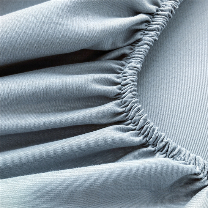 91家纺网 家纺一手货源 找家纺 古吉梦 2024新款A类抗菌防螨磨毛床笠 磨毛床笠朵拉-梵高蓝（海青)