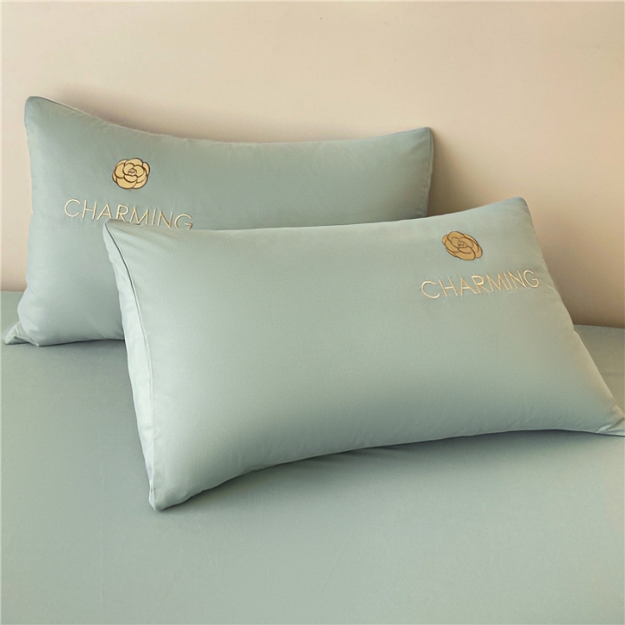 91家纺网 家纺一手货源 找家纺 古吉梦 2024新款A类抗菌防螨磨毛床笠 磨毛床笠朵拉-梵星蓝