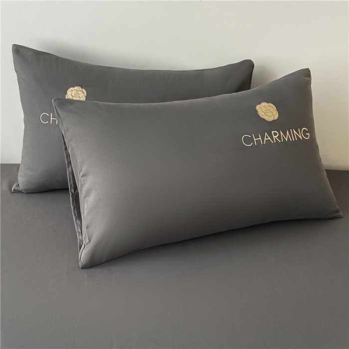 91家纺网 家纺一手货源 找家纺 古吉梦 2024新款A类抗菌防螨磨毛床笠 磨毛床笠朵拉-高级灰