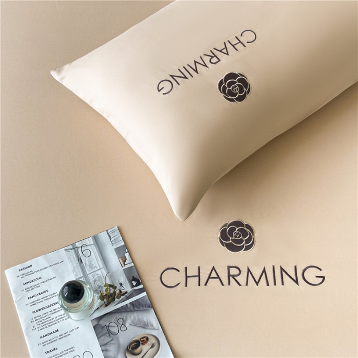 91家纺网 家纺一手货源 找家纺 古吉梦 2024新款A类抗菌防螨磨毛床笠 磨毛床笠朵拉-奶茶