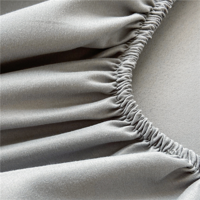 91家纺网 家纺一手货源 找家纺 古吉梦 2024新款A类抗菌防螨磨毛床笠 磨毛床笠朵拉-浅灰