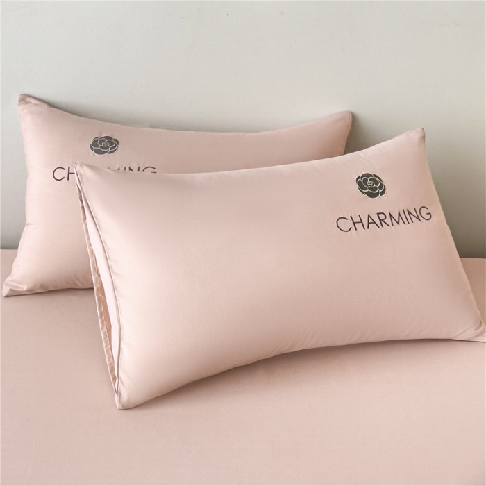 91家纺网 家纺一手货源 找家纺 古吉梦 2024新款A类抗菌防螨磨毛床笠 磨毛床笠朵拉-优雅粉