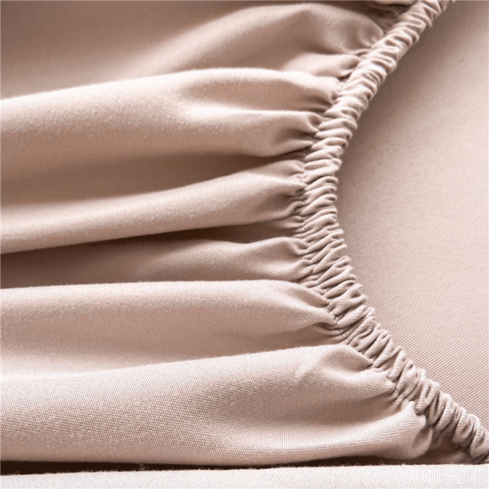 91家纺网 家纺一手货源 找家纺 古吉梦 2024新款A类抗菌防螨磨毛床笠 磨毛床笠朵拉-优雅粉