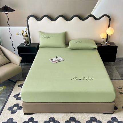 91家纺网 家纺一手货源 找家纺 (总)古吉梦 2023新款A类抗菌防瞒磨毛刺绣S床笠系列