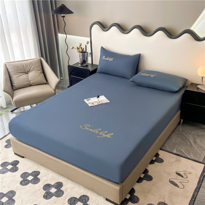 91家纺网 家纺一手货源 找家纺 (总)古吉梦 2023新款A类抗菌防瞒磨毛刺绣S床笠系列