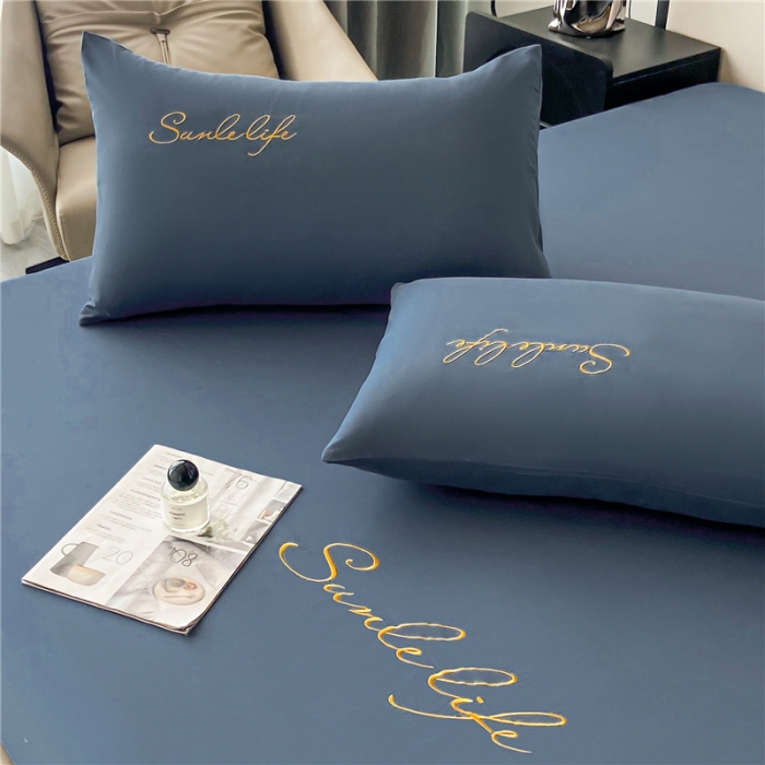 91家纺网 家纺一手货源 找家纺 (总)古吉梦 2023新款A类抗菌防瞒磨毛刺绣S床笠系列