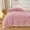 91家纺网 家纺一手货源 找家纺 法澳 2023新款220克牛奶绒雕花烂花多功能单被套 甘比熊-浅紫