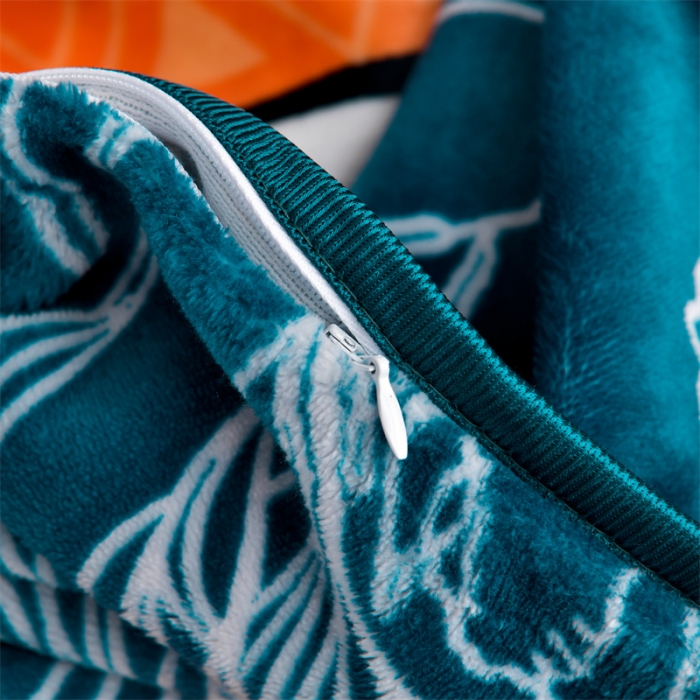 91家纺网 家纺一手货源 找家纺 2025新款230克8.5斤加厚高克重牛奶绒金貂绒法莱绒四件套冬季加绒法兰绒床裙款 华影时光