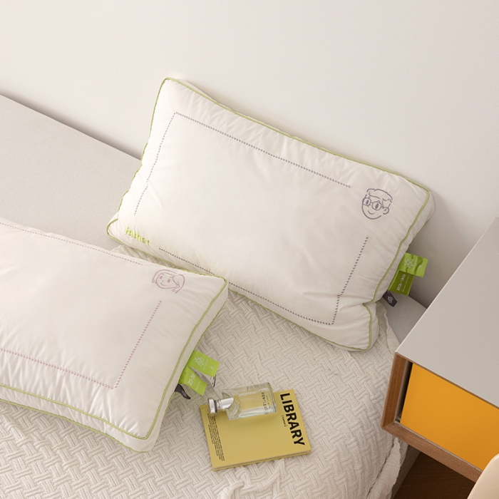 91家纺网 家纺一手货源 找家纺 (总) 多点家居 2023新款全棉抗菌枕头枕芯-全家福系列