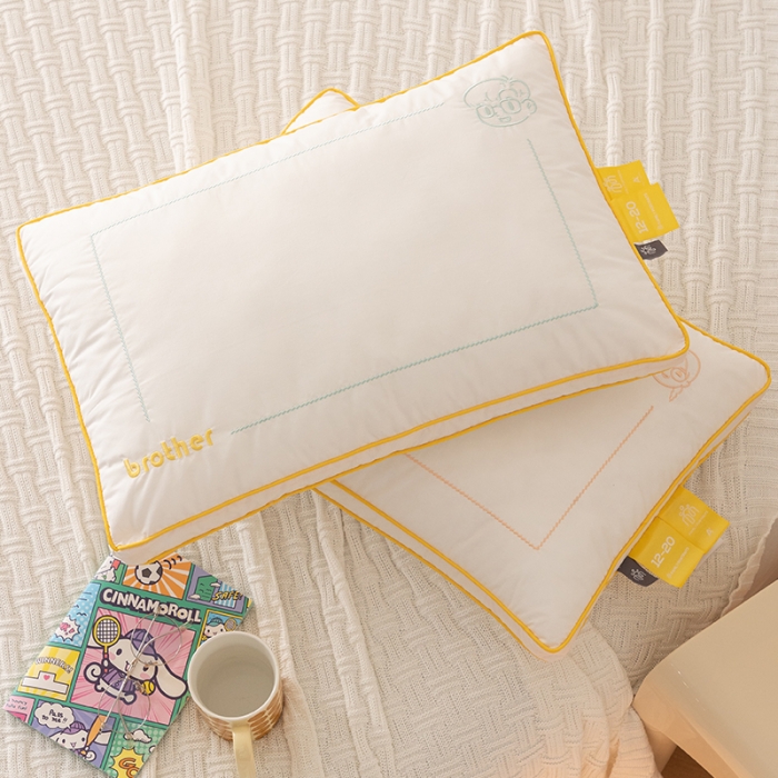 91家纺网 家纺一手货源 找家纺 (总) 多点家居 2023新款全棉抗菌枕头枕芯-全家福系列