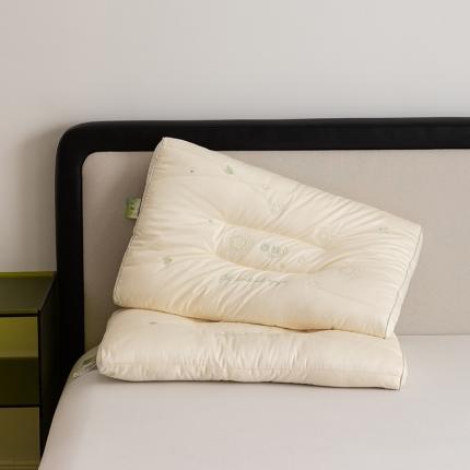 (总) 多点家居 2023新款莫代尔微醺绿茶仰目枕枕头枕芯