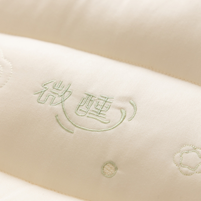 91家纺网 家纺一手货源 找家纺 (总) 多点家居 2023新款莫代尔微醺绿茶仰目枕枕头枕芯