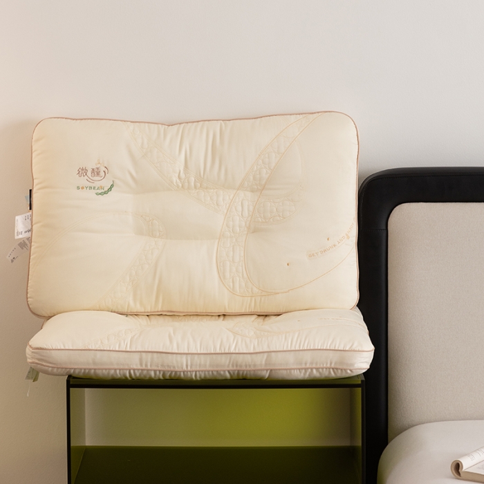 91家纺网 家纺一手货源 找家纺 (总) 多点家居 2023新款莫代尔微醺大豆助眠枕枕头枕芯