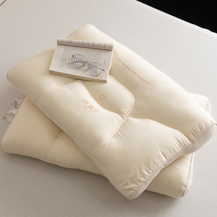 91家纺网 家纺一手货源 找家纺 (总) 多点家居 2023新款莫代尔微醺蚕丝驻颜枕枕头枕芯