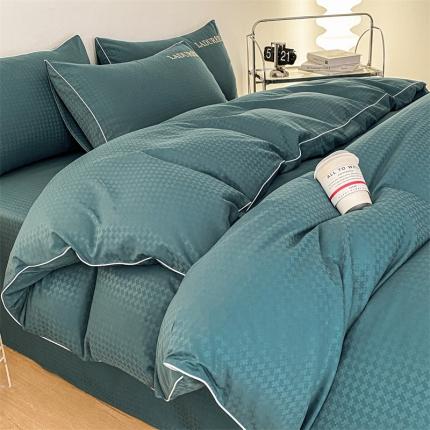 91家纺网 家纺一手货源 找家纺 （总）床绮 2024新款全棉学生刺绣三件套-露娜