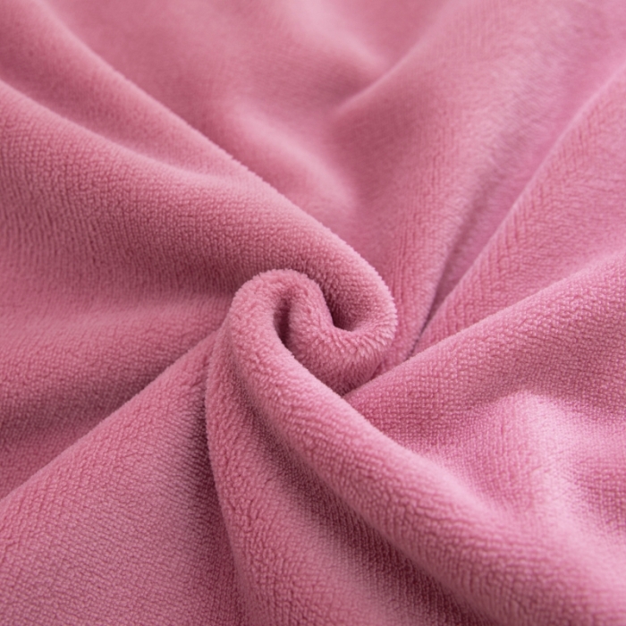 91家纺网 家纺一手货源 找家纺 绒博士 2023新款舒适保暖220克牛奶绒四件套系列 罗拉 豆沙